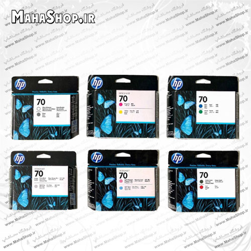 هد جوهر افشان 12 رنگ اصلی HP 70